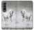 S0932 White Horse Hülle Schutzhülle Taschen für Samsung Galaxy Z Fold 4