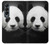 S1072 Panda Bear Hülle Schutzhülle Taschen für Samsung Galaxy Z Fold 4