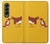 S1093 Rooster and Cat Joke Hülle Schutzhülle Taschen für Samsung Galaxy Z Fold 4