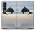 S1349 Killer whale Orca Hülle Schutzhülle Taschen für Samsung Galaxy Z Fold 4