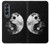 S1372 Moon Yin-Yang Hülle Schutzhülle Taschen für Samsung Galaxy Z Fold 4