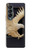 S1383 Paper Sculpture Eagle Hülle Schutzhülle Taschen für Samsung Galaxy Z Fold 4