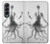 S1432 Skull Octopus X-ray Hülle Schutzhülle Taschen für Samsung Galaxy Z Fold 4