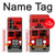 S2058 England British Double Decker Bus Hülle Schutzhülle Taschen für Samsung Galaxy Z Fold 4