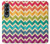 S2362 Rainbow Colorful Shavron Zig Zag Pattern Hülle Schutzhülle Taschen für Samsung Galaxy Z Fold 4
