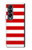 S2364 Red and White Striped Hülle Schutzhülle Taschen für Samsung Galaxy Z Fold 4