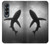 S2367 Shark Monochrome Hülle Schutzhülle Taschen für Samsung Galaxy Z Fold 4
