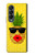 S2443 Funny Pineapple Sunglasses Kiss Hülle Schutzhülle Taschen für Samsung Galaxy Z Fold 4