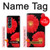 S2478 Red Daisy flower Hülle Schutzhülle Taschen für Samsung Galaxy Z Fold 4
