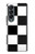 S2492 Black and White Check Hülle Schutzhülle Taschen für Samsung Galaxy Z Fold 4