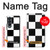 S2492 Black and White Check Hülle Schutzhülle Taschen für Samsung Galaxy Z Fold 4