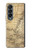 S2506 Exploration North America Map Hülle Schutzhülle Taschen für Samsung Galaxy Z Fold 4