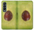 S2552 Avocado Fruit Hülle Schutzhülle Taschen für Samsung Galaxy Z Fold 4