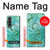 S2653 Dragon Green Turquoise Stone Graphic Hülle Schutzhülle Taschen für Samsung Galaxy Z Fold 4