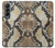 S2703 Snake Skin Texture Graphic Printed Hülle Schutzhülle Taschen für Samsung Galaxy Z Fold 4