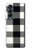 S2842 Black and White Buffalo Check Pattern Hülle Schutzhülle Taschen für Samsung Galaxy Z Fold 4
