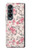 S3095 Vintage Rose Pattern Hülle Schutzhülle Taschen für Samsung Galaxy Z Fold 4