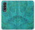 S3147 Aqua Marble Stone Hülle Schutzhülle Taschen für Samsung Galaxy Z Fold 4