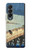 S3347 Utagawa Hiroshige Sudden shower Hülle Schutzhülle Taschen für Samsung Galaxy Z Fold 4