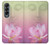 S3511 Lotus flower Buddhism Hülle Schutzhülle Taschen für Samsung Galaxy Z Fold 4