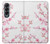 S3707 Pink Cherry Blossom Spring Flower Hülle Schutzhülle Taschen für Samsung Galaxy Z Fold 4