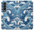 S3751 Wave Pattern Hülle Schutzhülle Taschen für Samsung Galaxy Z Fold 4