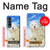 S3794 Arctic Polar Bear and Seal Paint Hülle Schutzhülle Taschen für Samsung Galaxy Z Fold 4