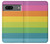 S2363 Rainbow Pattern Hülle Schutzhülle Taschen für Google Pixel 7