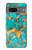 S2906 Aqua Turquoise Stone Hülle Schutzhülle Taschen für Google Pixel 7