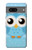 S3029 Cute Blue Owl Hülle Schutzhülle Taschen für Google Pixel 7