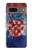 S3313 Croatia Flag Vintage Football Graphic Hülle Schutzhülle Taschen für Google Pixel 7