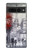 S1295 Eiffel Painting of Paris Hülle Schutzhülle Taschen für Google Pixel 7 Pro