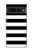 S1596 Black and White Striped Hülle Schutzhülle Taschen für Google Pixel 7 Pro