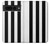S2297 Black and White Vertical Stripes Hülle Schutzhülle Taschen für Google Pixel 7 Pro