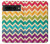 S2362 Rainbow Colorful Shavron Zig Zag Pattern Hülle Schutzhülle Taschen für Google Pixel 7 Pro