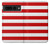 S2364 Red and White Striped Hülle Schutzhülle Taschen für Google Pixel 7 Pro