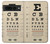 S2502 Eye Exam Chart Decorative Decoupage Poster Hülle Schutzhülle Taschen für Google Pixel 7 Pro