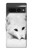 S2569 White Arctic Fox Hülle Schutzhülle Taschen für Google Pixel 7 Pro