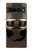 S2645 Vintage Brown Goggles Motorcycle Helmet Hülle Schutzhülle Taschen für Google Pixel 7 Pro