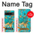 S2906 Aqua Turquoise Stone Hülle Schutzhülle Taschen für Google Pixel 7 Pro