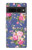 S3265 Vintage Flower Pattern Hülle Schutzhülle Taschen für Google Pixel 7 Pro