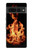 S3379 Fire Frame Hülle Schutzhülle Taschen für Google Pixel 7 Pro