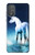 S1130 Unicorn Horse Hülle Schutzhülle Taschen für Motorola Moto G Power 2022, G Play 2023