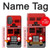 S2058 England British Double Decker Bus Hülle Schutzhülle Taschen für Motorola Moto G Power 2022, G Play 2023