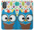 S2521 Cute Nerd Owl Cartoon Hülle Schutzhülle Taschen für Motorola Moto G Power 2022, G Play 2023
