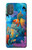 S3227 Underwater World Cartoon Hülle Schutzhülle Taschen für Motorola Moto G Power 2022, G Play 2023