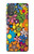 S3281 Colorful Hippie Flowers Pattern Hülle Schutzhülle Taschen für Motorola Moto G Power 2022, G Play 2023