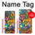 S3281 Colorful Hippie Flowers Pattern Hülle Schutzhülle Taschen für Motorola Moto G Power 2022, G Play 2023
