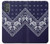 S3357 Navy Blue Bandana Pattern Hülle Schutzhülle Taschen für Motorola Moto G Power 2022, G Play 2023