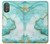 S3399 Green Marble Graphic Print Hülle Schutzhülle Taschen für Motorola Moto G Power 2022, G Play 2023